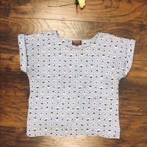 RARE vintage Raul Triangle Print Top